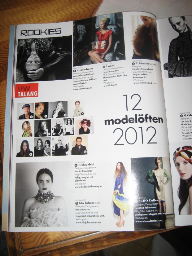Lobra in Stockholm Fashion Week Magazine