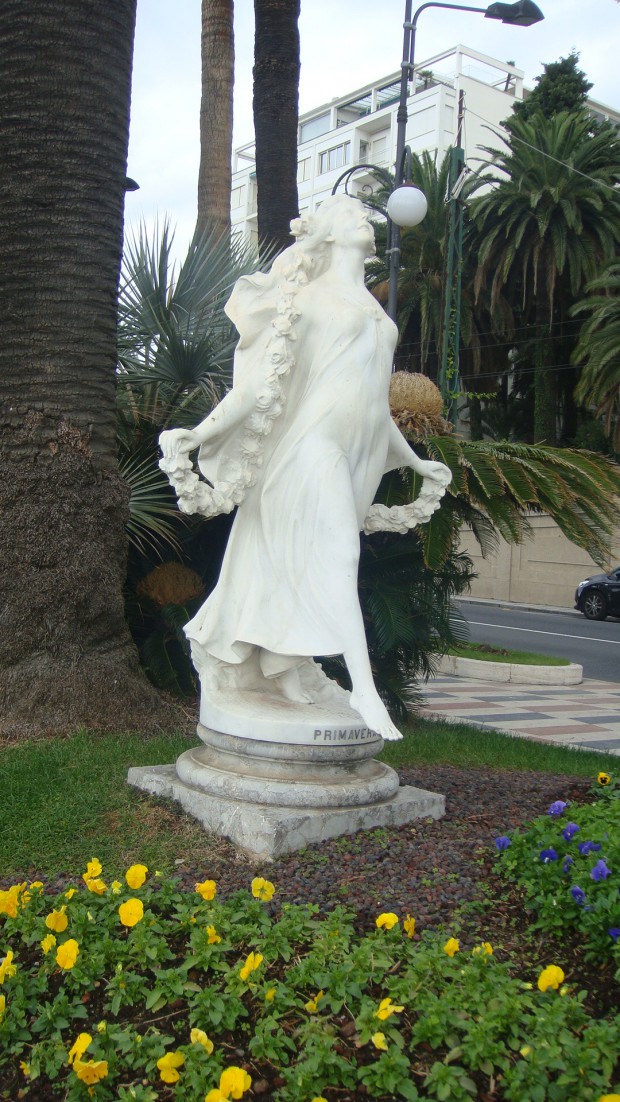 Primavera (Spring) Statue in San Remo